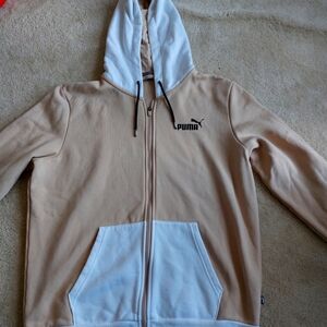 PUMA L HOODED ZIP HOODIE.